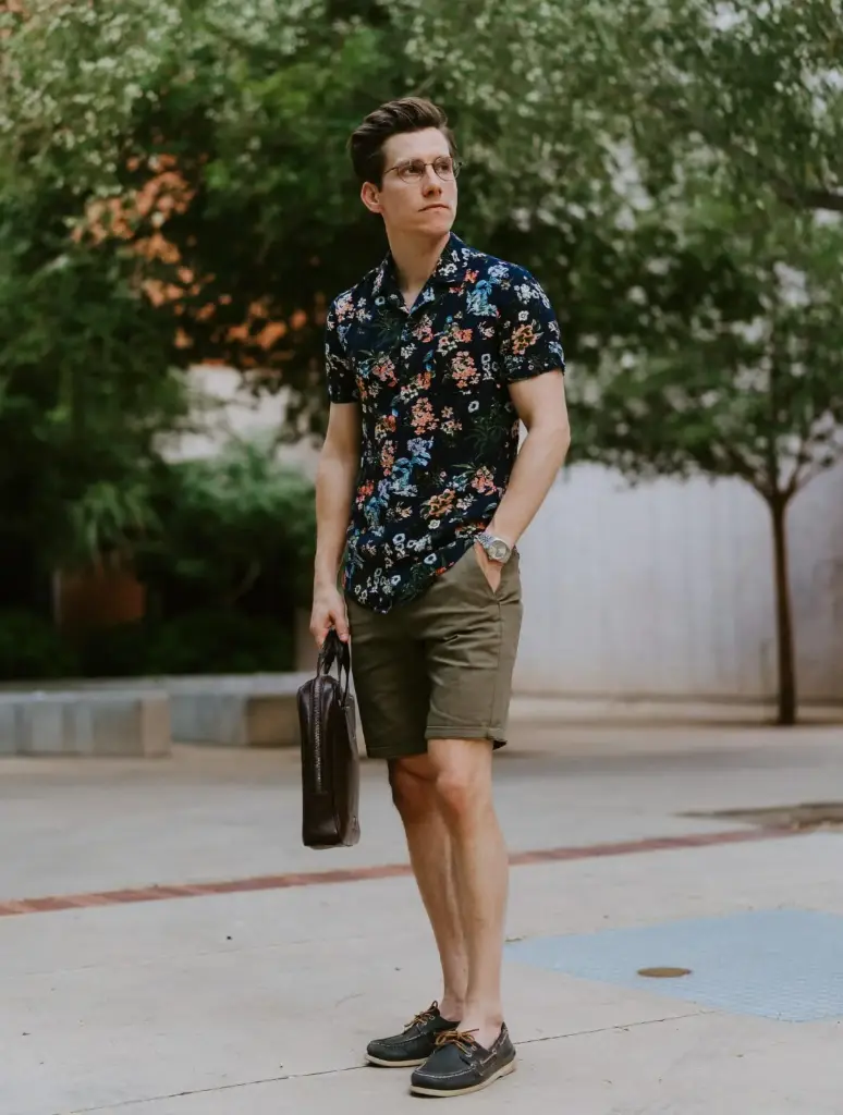 Floral Shirt and shorts combo