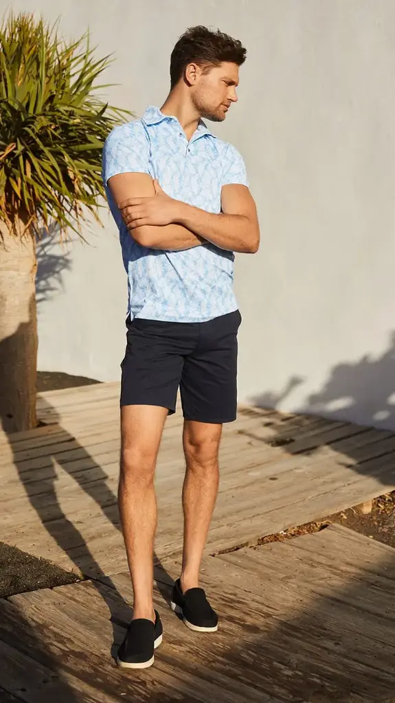 Polo Tee and Shorts Combo